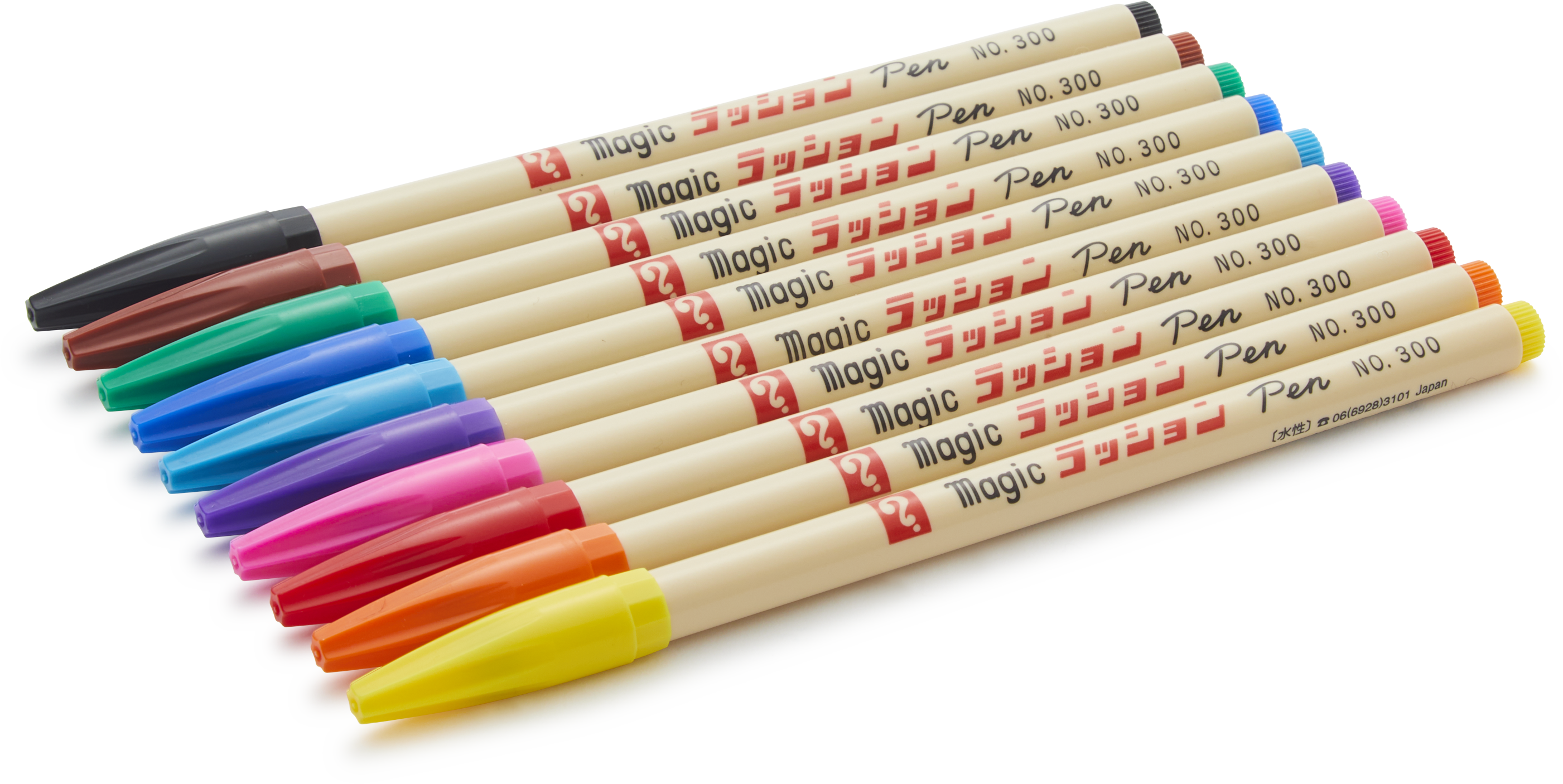 Felt Tip Magic Pens, 10 Colour Set